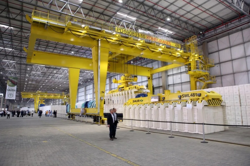 Novo terminal de celulose gera empregos no Porto de Santos
